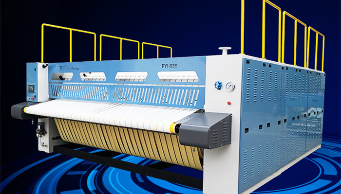 洗滌設(shè)備中酒店床單被套燙平機的選購技巧